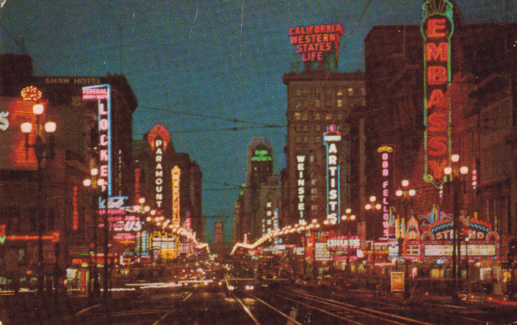 Market-Street-at-Night postcard