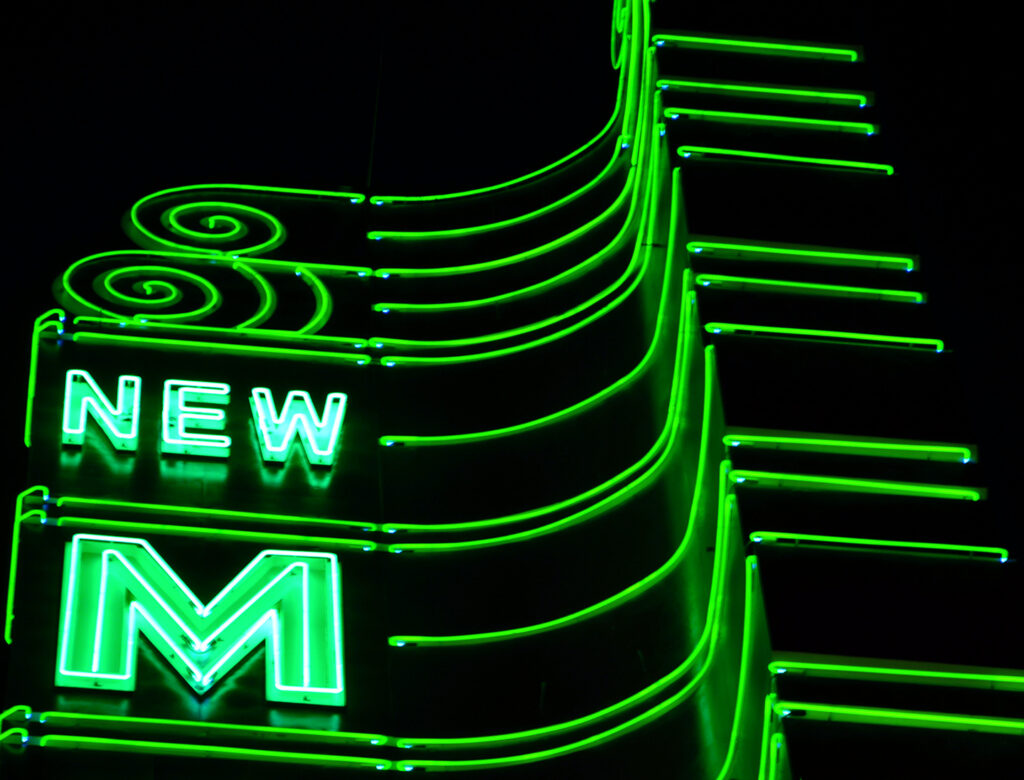Roxie Theater neon sign